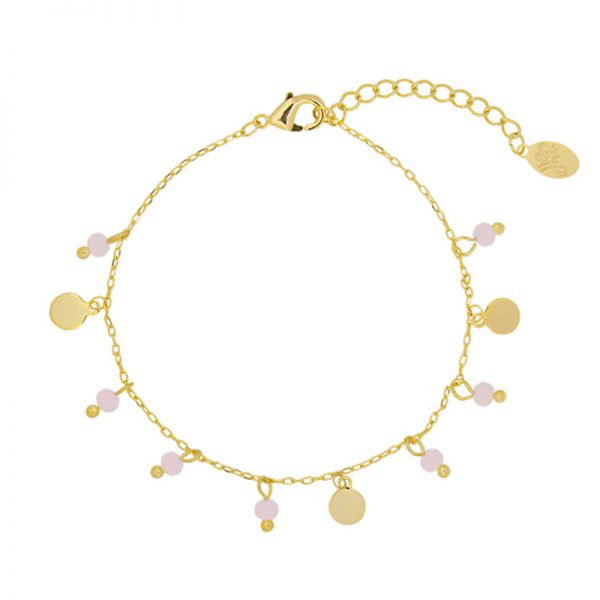 Beaded roze goud