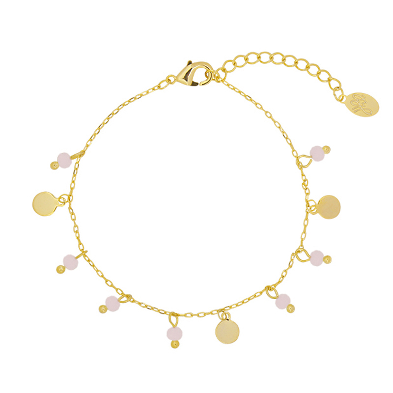 Beaded roze goud
