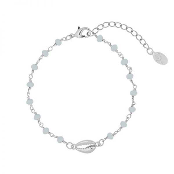 your shell zilver blauw