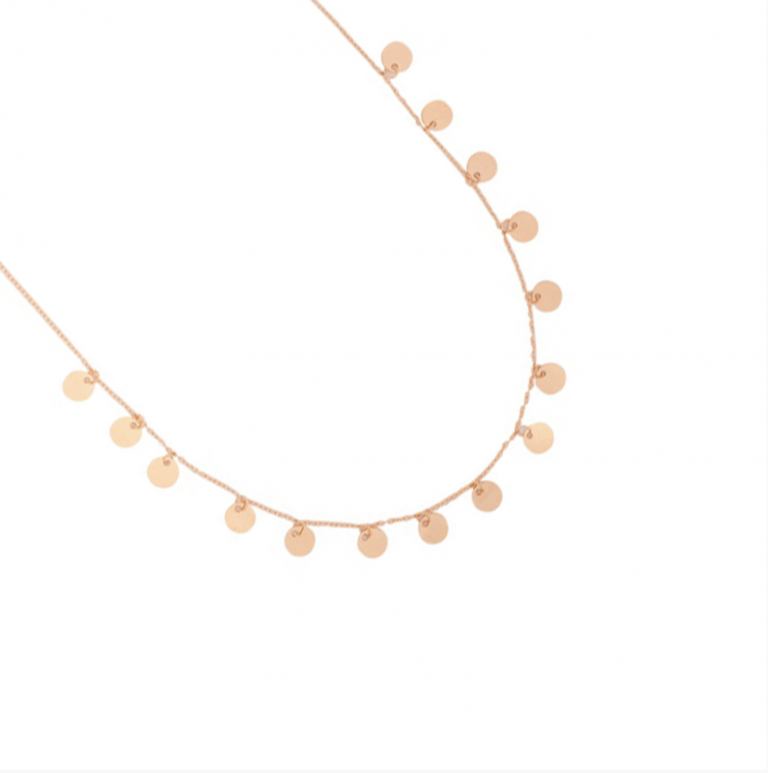 Ketting a lot of circles rose