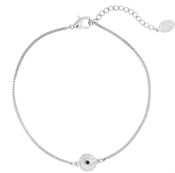 Armband Curious Eyes zilver