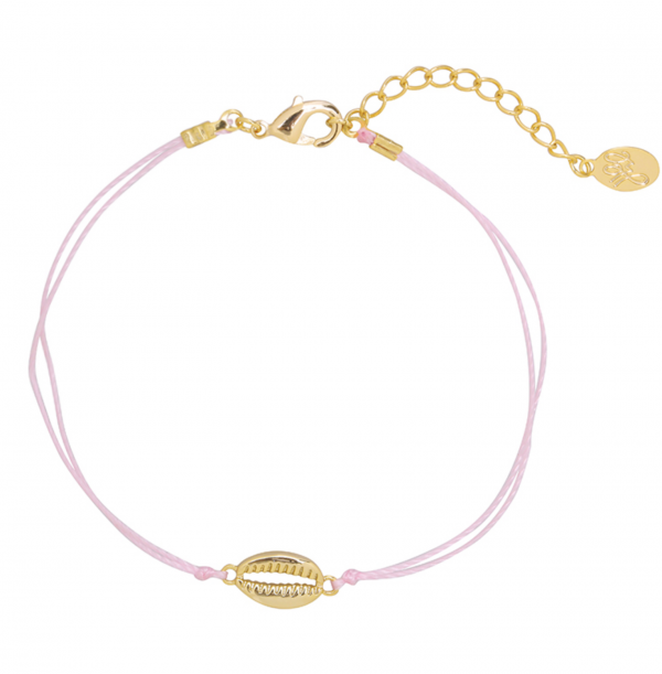 Armband shell light pink