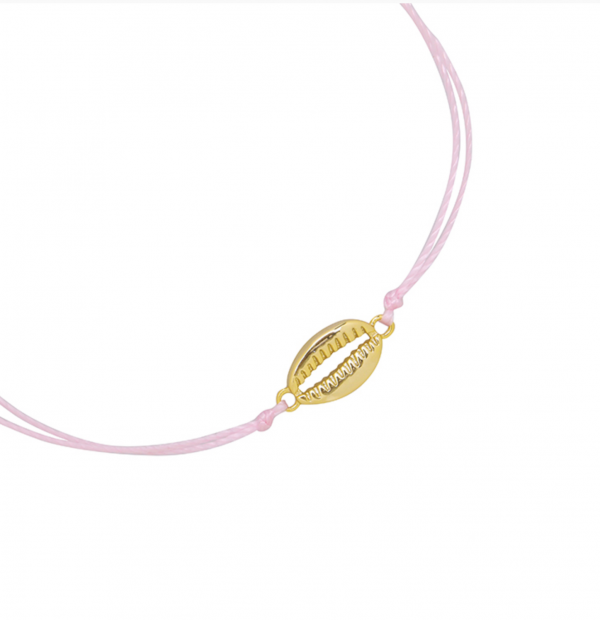 Armband shell light pink