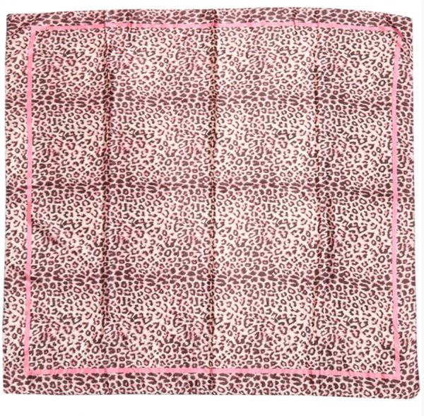 Sjaal silky animal roze