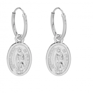 Oorbellen The Mary Zilver