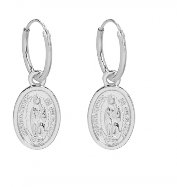 Oorbellen The Mary Zilver