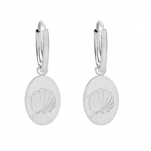 Oorbellen beach days zilver