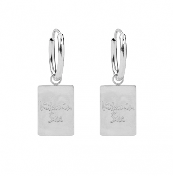 Oorbellen Vitamin Sea zilver