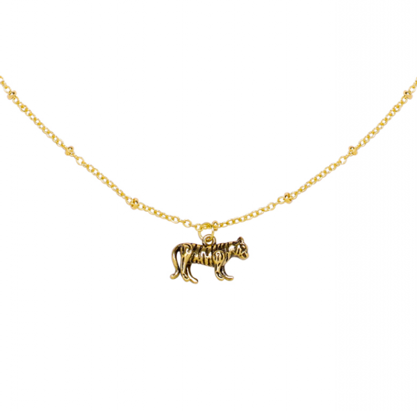 Ketting wild tiger goud
