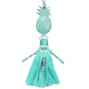 Accessoire pineapple tassel blauw