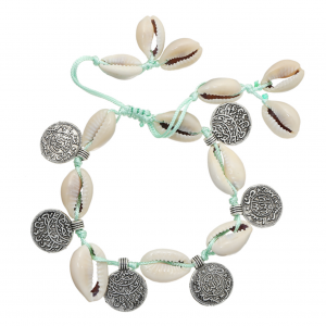 Armband funky shell mint