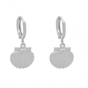 Oorbellen Seashell zilver