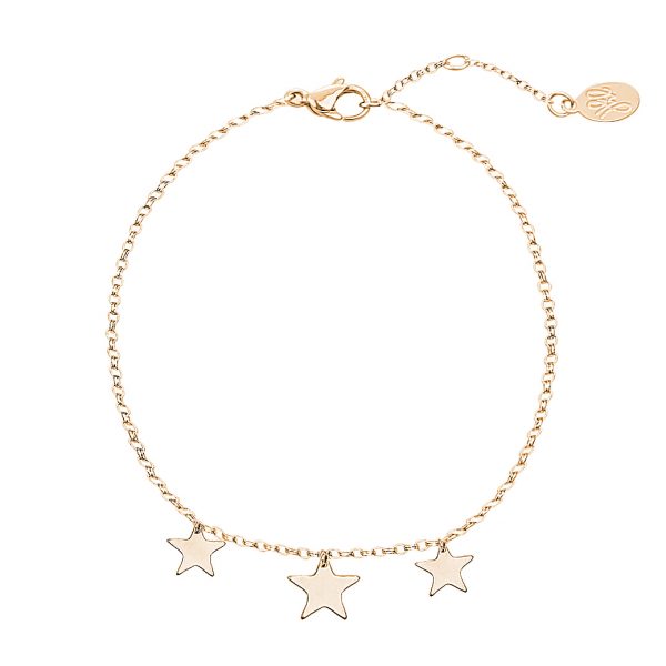 Armband Triple Stars Goud