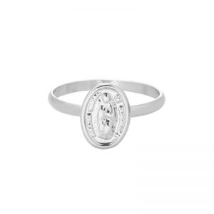 Ring Mary size 17 zilver