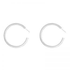Oorbellen Urban Creoles XL zilver