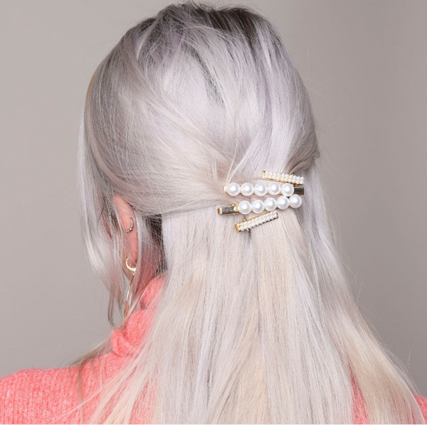 Haarclip Tiny Pearl