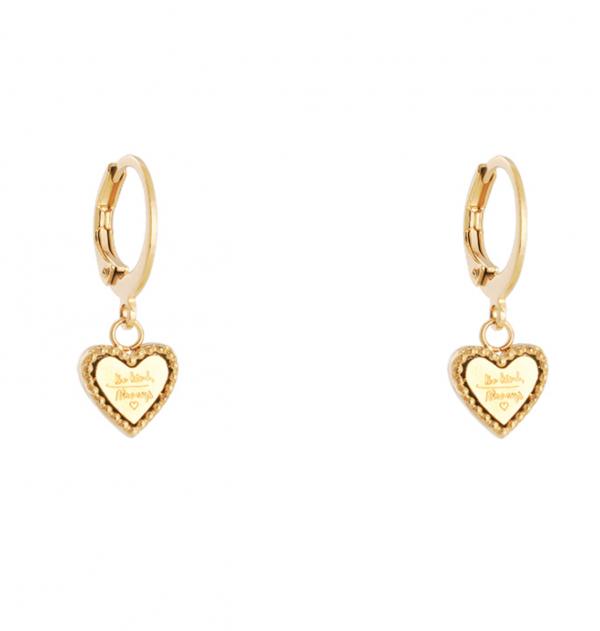 Oorbellen Be Kind goud