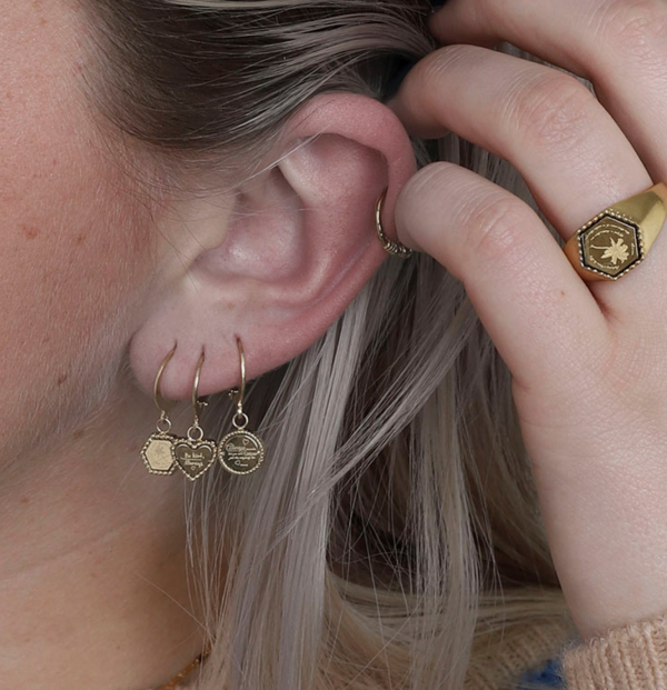 Oorbellen Be Kind goud